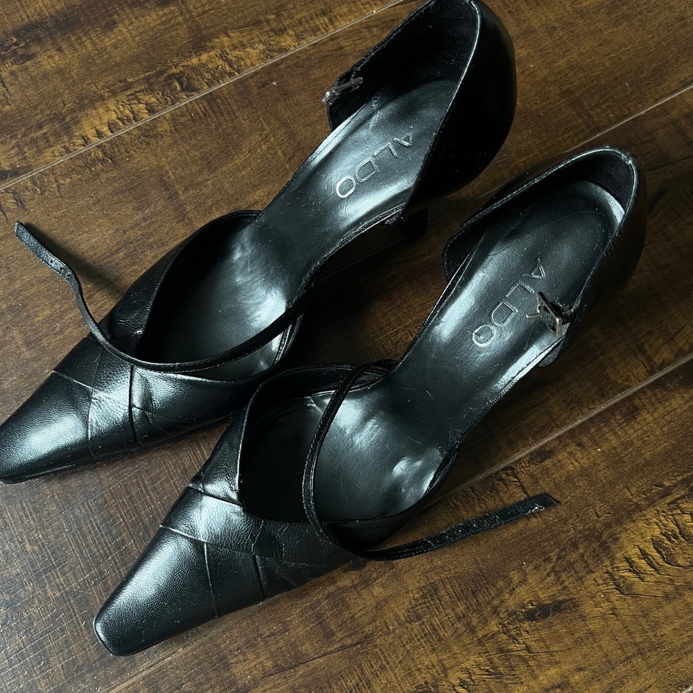 Vintage leather Aldo Black Women's heels